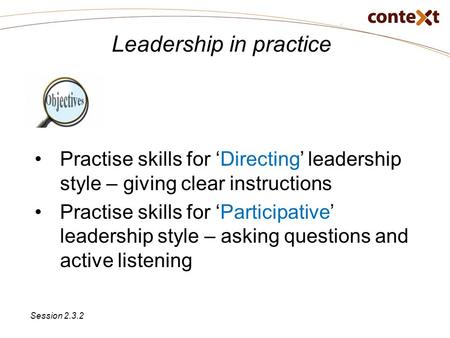 Leadership in practice