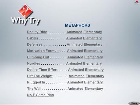 METAPHORS Reality Ride Animated Elementary