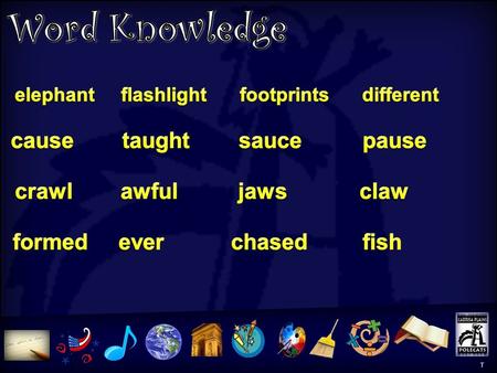 Word Knowledge T T Word Knowledge Activity T What word is the antonym of the word “same”? Use this word in a sentence. The word formed has the /or/