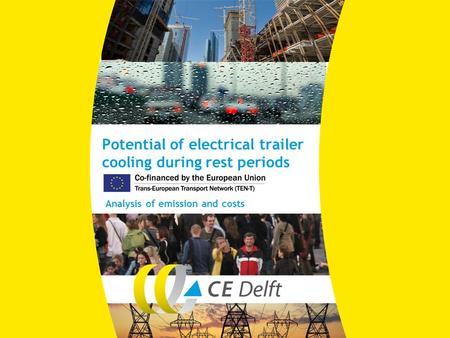 Potential of electrical trailer cooling during rest periods Analysis of emission and costs.