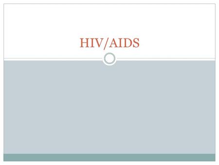 HIV/AIDS. HIV HIV causes AIDS. HIV stands for human immunodeficiency virus. It breaks down the immune system — our body's protection against disease.