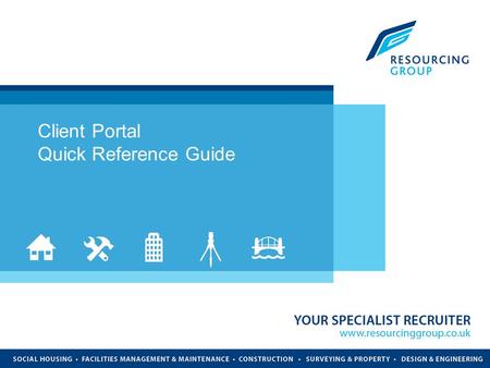 INSERT TITLE HERE Client Portal Quick Reference Guide.