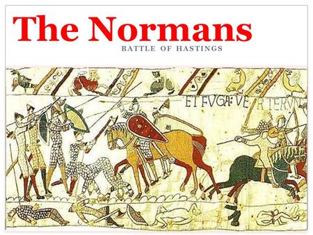BATTLE OF HASTINGS The Normans. Background: Cnut In 1016, Cnut was a prince of Denmark, but he invaded England and became king. He originally had the.