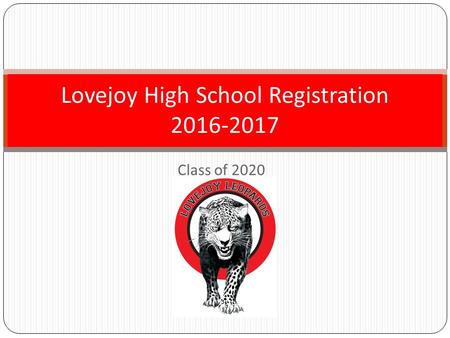 Lovejoy High School Registration