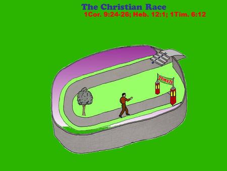 The Christian Race 1Cor. 9:24-26; Heb. 12:1; 1Tim. 6:12.