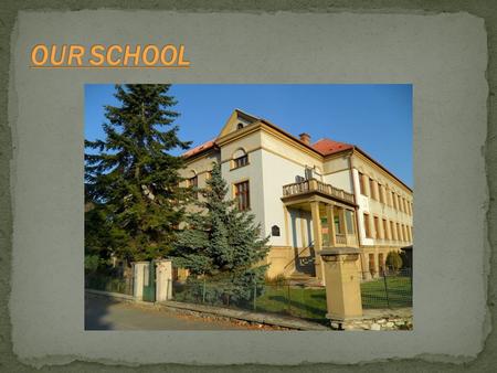 . Our school is in a little village called Kokory in the Czech republic.