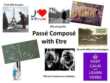 Passé Composé with Etre