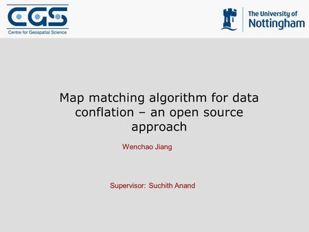 Map matching algorithm for data conflation – an open source approach