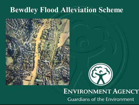 Bewdley Flood Alleviation Scheme. Bewdley, November 2000.