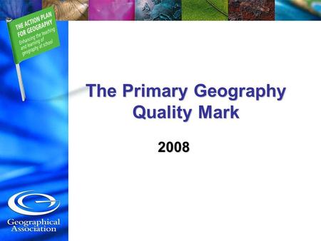 The Primary Geography Quality Mark