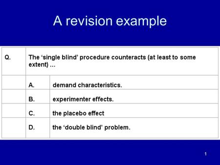 A revision example.