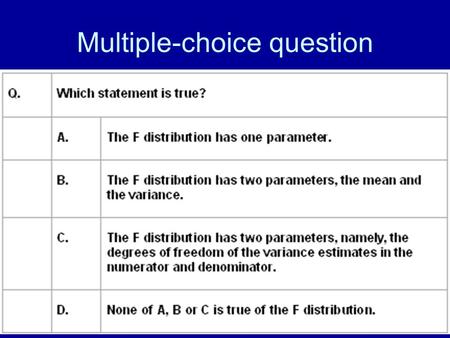 Multiple-choice question