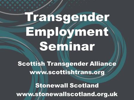 Transgender Employment Seminar
