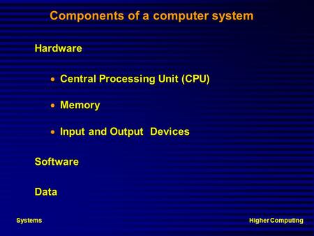 An introduction to computers and computer systems