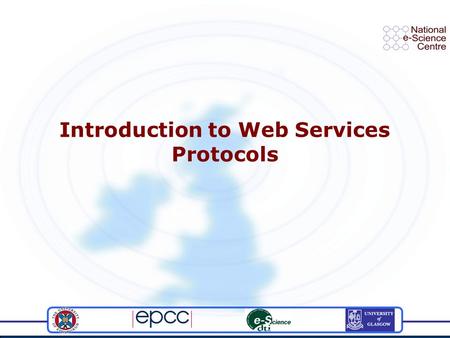 Introduction to Web Services Protocols. Talk titledate2 Communication and standards Efficient (or indeed any) communication is dependent on a shared vocabulary.