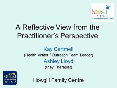 A Reflective View from the Practitioner’s Perspective