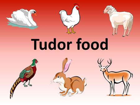 Tudor food.