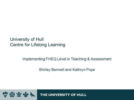 University of Hull Centre for Lifelong Learning