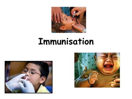 Immunisation. 1796 If you understand basic immunology you can explain... How vaccines work and why vaccine failures occur Adverse events and their timing.