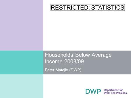 Households Below Average Income 2008/09