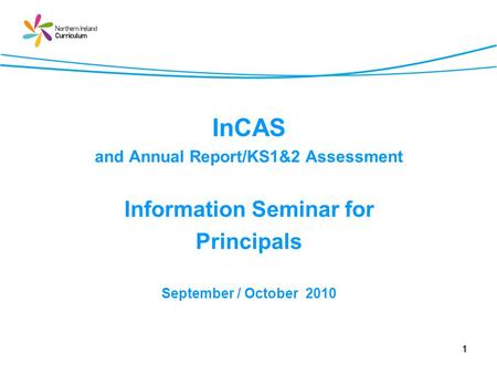 and Annual Report/KS1&2 Assessment Information Seminar for