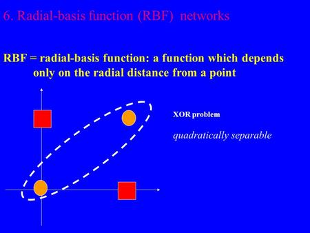 6. Radial-basis function (RBF) networks