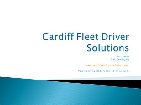 Cardiff Fleet Driver Solutions