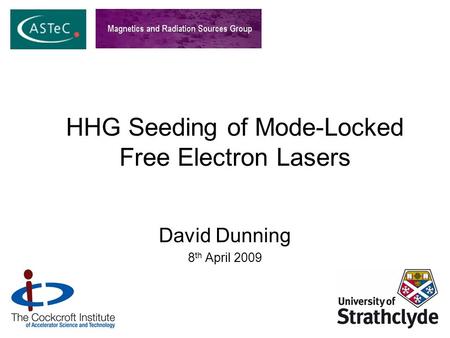 HHG Seeding of Mode-Locked Free Electron Lasers