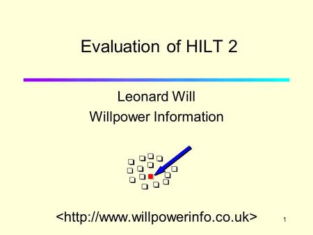 1 Leonard Will Willpower Information Evaluation of HILT 2.