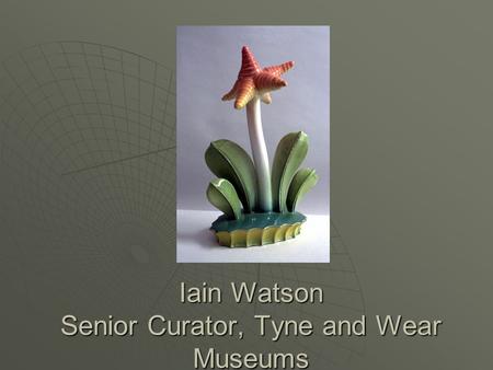 Iain Watson Senior Curator, Tyne and Wear Museums.