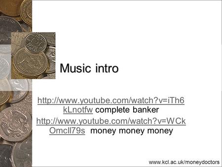 Music intro  complete banker