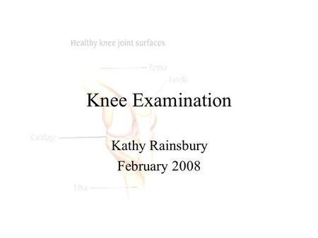 Kathy Rainsbury February 2008