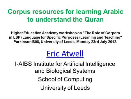 I-AIBS Institute for Artificial Intelligence and Biological Systems