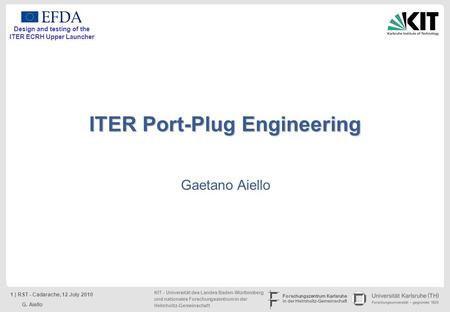 ITER Port-Plug Engineering