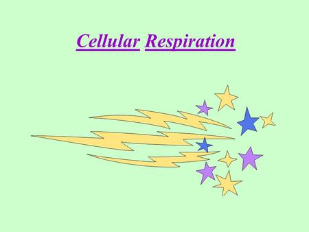 Cellular Respiration. Energy and Life 8-1 Page 201.