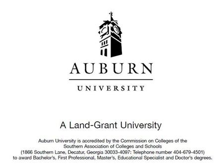Compliance Certification QEP Document Compliance Certification Report of Off-Site Review Any Auburn Responses QEP Document Compliance Certification.