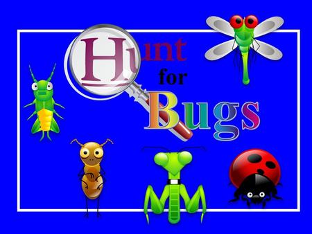 BUG COLLECTING PowerPoint Review Game By Catherine Slight and Lin Pearson How to work the PowerPoint This game is made of two PowerPoint presentation.