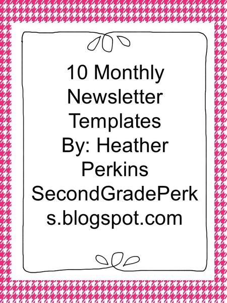 10 Monthly Newsletter Templates