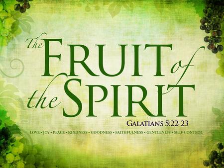 What is the difference between the Gifts and Fruit of the Spirit? With Spiritual Gifts the Holy Spirit gives them as He sees fit - one or more to each.