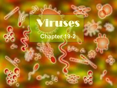 Viruses Chapter 19-2. What is a virus? Viruses- microscopic particles that invade cells and destroy them. A virus is NOT a cell. Has genetic material.