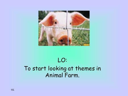 when does animal farm take place