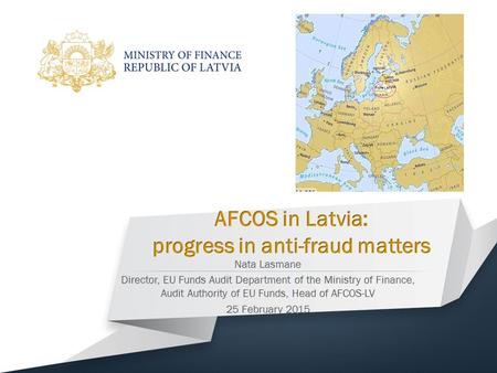 25.02.20152 Commission’s Anti-Fraud Strategy (CAFS), 2011 COM(2011) 376 final Requirement of the EU Institutional and Horizontal legal framework for the.
