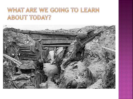 What are we going to learn about today?