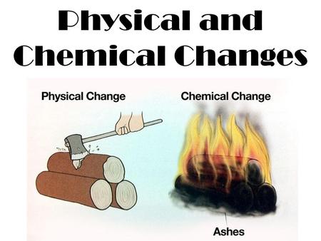 Physical and Chemical Changes. Physical Changes 1) Physical changes affect the physical properties of matter, (things like size, shape, appearance) but.
