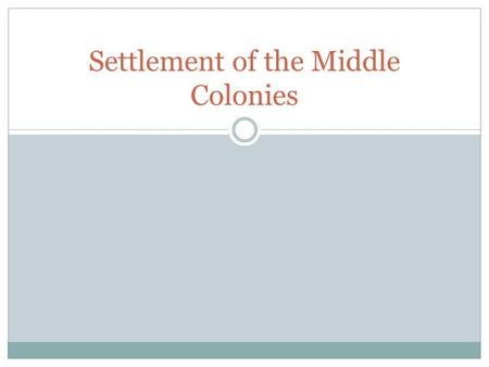 Settlement of the Middle Colonies. Do Now: Word Scramble : tsate apm uiqz Obj:  New Netherland becomes New York  Penn’s “Holy Experiment”  13 Colonies.