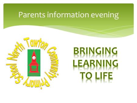 Parents information evening. The timetable As well as these things computing is used across the curriculum to support learning and the class will have.