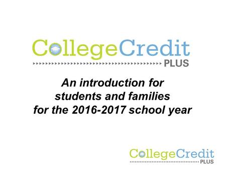 An introduction for students and families for the 2016-2017 school year.