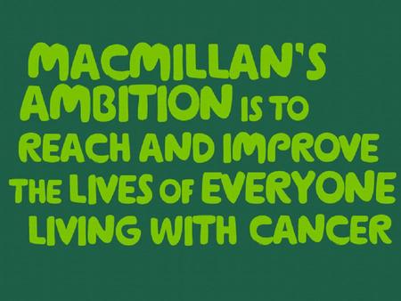 2 A short history of Macmillan Founded by Douglas Macmillan in 1911. He aimed to provide all people affected by cancer with: advice and information free.