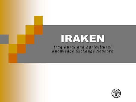 IRAKEN. 2 What is IRAKEN ? Iraq Rural and Agricultural Knowledge Exchange Network (IRAKEN) is a National platform for Information and knowledge sharing.