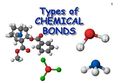 1 Types of CHEMICAL BONDS. 2 Essential Question: How does the number and arrangement of electrons affect the way that atoms bond?